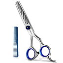 【中古】【輸入品 未使用】Coolala Stainless Steel Hair Cutting Scissors Thinning Shears 6.5 Inch Professional Salon Barber Haircut Scissors Family Use for Man Wo