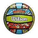 【中古】【輸入品・未使用】Wilson Graffiti バレーボール - グリーン/オレンジ/ブルー (WTH40119ID)