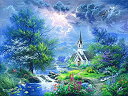 【中古】【輸入品・未使用】SUNSOUT INC Sweet Hour of Prayer 500ピース ジグソーパズル|詳細画像