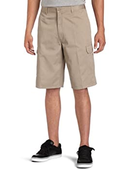 yÁzyAiEgpzDickies Mens 13 Inch Loose Fit Cargo Short, Khaki, 34