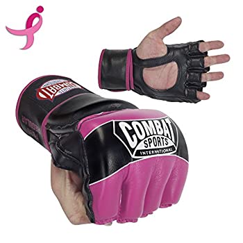 【中古】【輸入品・未使用】Combat Sports プロスタイル MMA ムエタイ組み技トレーニング スパーリング用 ハーフミットグローブ Jr