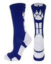 【中古】【輸入品・未使用】MadSportsStuff 野生動物の足 競技用クルーソックス(複数色) M ブルー