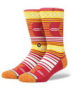 【中古】【輸入品・未使用】Stance メンズ 迷路トロージャンソックス L 深紅色