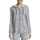 【中古】【輸入品・未使用】Hanes レディース フレンチテリー ジップパーカー, ネイビー スペースダイ, XX-Large
