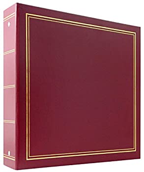 【中古】【輸入品 未使用】MBI by MCS Industries Library Collection 400 Pocket 4 x 6 Photo Album in Burgundy