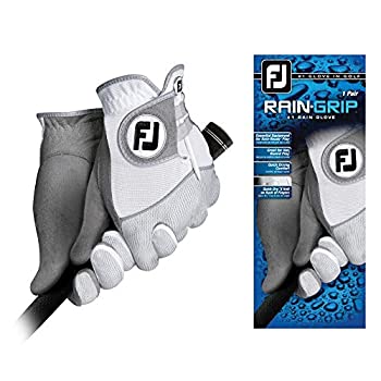 【中古】【輸入品・未使用】FootJoy 2017 RainGrip ゴルフ用グローブ ペア L 1