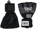 【中古】【輸入品・未使用】Everlast P00001249 プリント Evergel ハンドラップ ブラック L