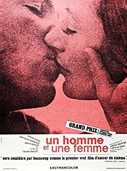【中古】【輸入品・未使用】Posterazzi A Man And A Woman (別名オム Et Une Femme) フレンチ 左: ジーン・ルイス トリンティナント アヌーク エイミー 1966 映画 マスター
