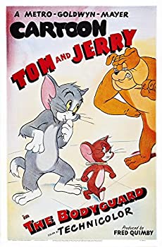 楽天スカイマーケットプラス【中古】【輸入品・未使用】Posterazzi The Bodyguard Us Art Tom and Jerry （左とセンター） 1944 映画 マスタープリント ポスタープリント、（11 x 17）、ヴァリー