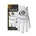 【中古】【輸入品・未使用】FootJoy Women's StaSof Golf Glove, White Small, Worn on Left Hand
