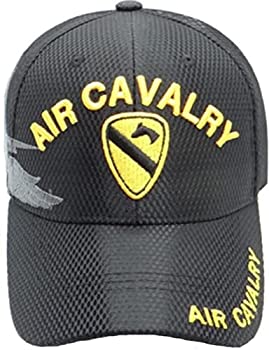 【中古】【輸入品・未使用】Air Cavalry ミリタリーメッシュキャップ ブラック