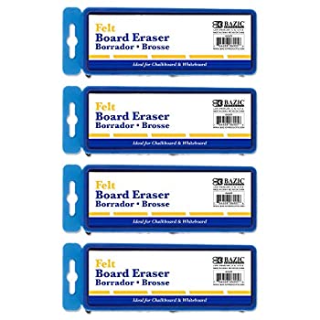 【中古】【輸入品・未使用】BAZIC 黒板消しゴム フェルトブラックボード ホワイトボード消しゴム クリーナー ほこりが出ない 教師 子供 オフィス 教室用 4...