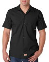 【中古】【輸入品・未使用】Dickies - - LS535 - 産業半袖ワークシャツ, 4X-Large, Black