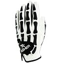 yÁzyAiEgpz(White, Medium Large) - Men's Asher Deathgrip Cooltech Golf Glove (L/H Glove for right handed golfers)