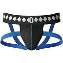 【中古】【輸入品・未使用】(Large, Black) - Diamond MMA Four-Strap Jock Strap Supporter with Built-in Athletic Cup Pocket for Sports【メ...