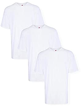 【中古】【輸入品・未使用】Hanes 114HNT Men Tagless Comfortsoft Crew Undershirt Tall 3 - Pack Size 3XL Tall, White