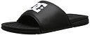 【中古】【輸入品・未使用】DC Men's Bolsa Slide Sandal, Black, 12 M US