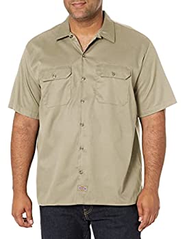 【中古】【輸入品・未使用】Dickies メンズ 半袖ワークシャツ, 砂漠の砂, Large 【中古】【輸入品・未使用】Dickies メンズ 半袖ワークシャツ, 砂漠の砂, Large