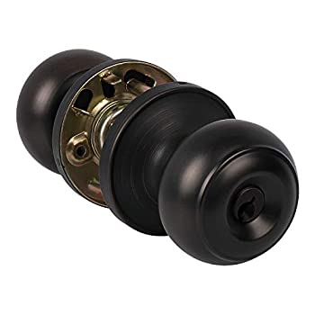 【中古】【輸入品・未使用】アンティークボールプライバシーに、ソリッドスチールドアノブ、内部セキュ..