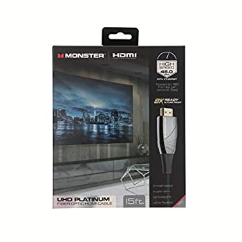 【中古】【輸入品・未使用】Monster Inc. HDMI700HD4M Ultra HD 高速HDMIケーブル プラチナ 15フィート 【中古】【輸入品・未使用】Monster Inc. HDMI700HD4M Ultra HD 高速HDMIケーブル プラチナ 15フィート