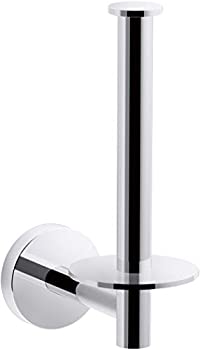 【中古】【輸入品・未使用】KOHLER 27293-CP Elate 縦型トイレットペーパーホルダー 光沢クロム