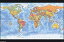 【中古】【輸入品・未使用】Trends International Map - ワールドタイムゾーンウォールポスター 14.75インチ x 22.3インチ プレミアムフレームなしバージョン