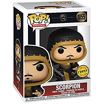 楽天スカイマーケットプラス【中古】【輸入品・未使用】Funko POP! ムービー モータルコンバット スコーピオン チェイスフィギュア - マスクなしのスコーピオン