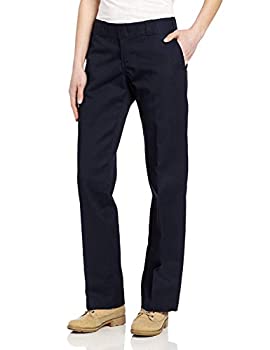 【中古】【輸入品・未使用】Dickiesレディース 防しわ・シミ加工済みオリジナルワークパンツ US サイズ: 4/Regular カラー: ブルー