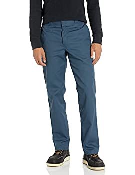 【中古】【輸入品・未使用】Dickies メンズ スリム ストレートフィット ワークパンツ US サイズ: 38W x 32L カラー: ブルー