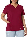 【中古】【輸入品・未使用】Dickies ScrubsレディースXtremeストレッチVネックシャツ US サイズ: XL カラー: レッド(4)