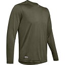 【中古】【輸入品・未使用】Under Armourメンズ 戦略的 UAテック 長袖Tシャツ L グリーン