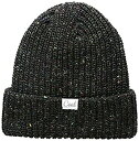 【中古】【輸入品・未使用】Coal レディース Edith リブニット折り返しビーニーハット, ブラック, One Size