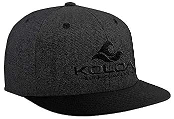 【中古】【輸入品・未使用】Koloa Surf クラシック スナップバックハット ロゴ刺繍入り 16色 US サイズ: One Size カラー: ブラック