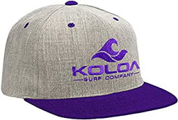 【中古】【輸入品・未使用】Koloa Surf クラシック スナップバックハット ロゴ刺繍入り 16色 US サイズ: One Size カラー: パープル