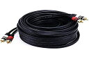 【中古】【輸入品・未使用】Monopriceプレミアム2?RCA Plug / 2?RCA Plug M/M 22?AWGケーブル 35ft 2867