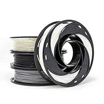 【中古】【輸入品・未使用】Gizmo Dorks PLAフィラメント 3Dプリンター用 1.75mm 200g 4色パック ブラック グレー 透明 ホワイト