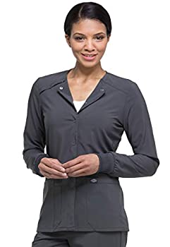 【中古】【輸入品・未使用】Dickies EDS Essentials レディース ウォームアップ スクラブ ジャケット スナップフロント DK305 US サイズ: Medium カラー: グレー 【中古】【輸入品・未使用】Dickies EDS Essentials レディース ウォームアップ スクラブ ジャケット スナップフロント DK305 US サイズ: Medium カラー: グレー