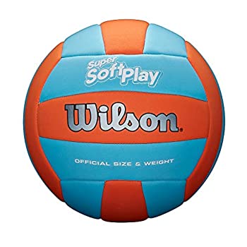 yÁzyAiEgpzWilson Super Soft Play Volleyball - Orange/Blue