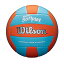 【中古】【輸入品・未使用】Wilson Super Soft Play Volleyball - Orange/Blue