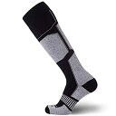 【中古】【輸入品・未使用】Pure Athlete スノーボードソックス - 快適で暖かいスキー スノーボードソックス 男女兼用 (1ペア - グレー/ブラック...