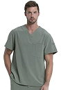 【中古】【輸入品・未使用】dickies EDS Essentials メンズ Vネック スクラブトップ US サイズ: 4X-Large カラー: グリーン