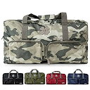 【中古】【輸入品・未使用】Lucky Travel ダッフルバッグ 65L ジムバッグ&大型ダッフルバッグ メンズ 折りたたみ式 オーバーナイトバッグ 男女兼用 調節可能なショルダース