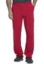 【中古】【輸入品・未使用】dickies EDS Essentials Men's Natural Rise Drawstring Scrub Pant, L, Red