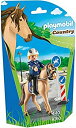 yÁzyAiEgpzPlaymobil Country Police Mounted on a Horse / vC[rx@͔n̏Ƀ}Eg܂