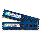 【中古】【輸入品・未使用】DUOMEIQI 8GB キット ( 2X 4GB ) RAM 2RX8 DDR3 1600MHz UDIMM PC3-12800 PC3-12800U CL11 1.5v 240ピン ノンECCメモリ アンバッファード デスク
