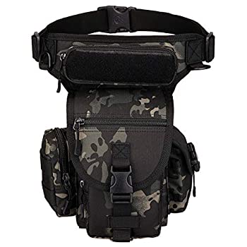 【中古】【輸入品・未使用】タクティカルドロップレッグバッグ ミリタリー太ももヒップ アウトドアパッ..