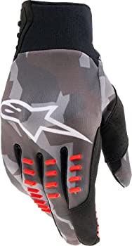 【中古】【輸入品 未使用】Alpinestars SMX-E Men 039 s Street Motorcycle Gloves - Gray Camo/Red Fluo / 2X-Large
