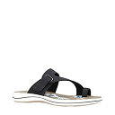 【中古】【輸入品・未使用】Easy Street Women's Sport Slide Sandal, Black, 6.5 Wide