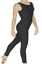 【中古】【輸入品・未使用】(X-Large, Black) - Eurotard Women's Tank Unitard
