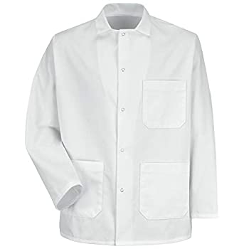 【中古】【輸入品・未使用】Red Kap Men 'sターンができるGripperフロントショートButcherコート カラー: ホワイト